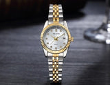 2018 WLISTH Luxury Gold Watch Lady Men Lover Stainless Steel Quartz Waterproof Male Wristwatches for men Analog Auto date clcok