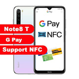 In Stock Global Version Xiaomi Redmi Note 8T 4GB RAM 64GB ROM Mobile Phone NFC 48MP Quad Rear Camera Snapdragon 665 Octa Core