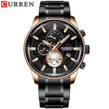 Watch Men Top Luxury Brand CURREN Gold Sport Waterproof Quartz Watches Mens Chronograph Date Male Clock relogios masculino