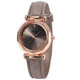 Women Watch Rhinestone Fashion Exquisite Women Leather Casual Watch Luxury Analog Quartz Crystal Wristwatch Bracelet Watch YE1