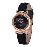 Women Watch Rhinestone Fashion Exquisite Women Leather Casual Watch Luxury Analog Quartz Crystal Wristwatch Bracelet Watch YE1