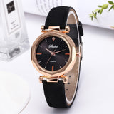 2020 Fashion Women Leather Watch Casual Luxury Analog Quartz Crystal Wristwatch Buckle Plastic Rhinestone Designer Ladies Clock